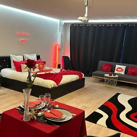 Apartmán Love 80m2 Bdsm 50 Nuances De Grey - Sauna - Parking Gratuit